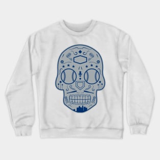 Los Angeles Baseball Sugar Skull Crewneck Sweatshirt